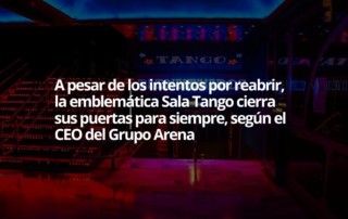 El cierre definitivo de una emblemática discoteca en Barcelona: Barcelona dice adiós a una de sus icónicas discotecas, la Sala Tango.